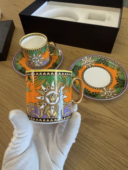 Versace Rosenthal Jungle Animalier сет комплект за кафе
