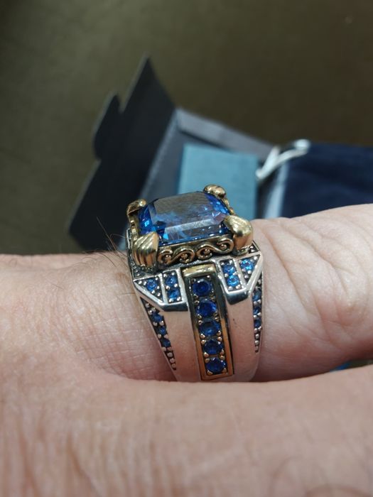 Мъжки сребърен пръстен 925