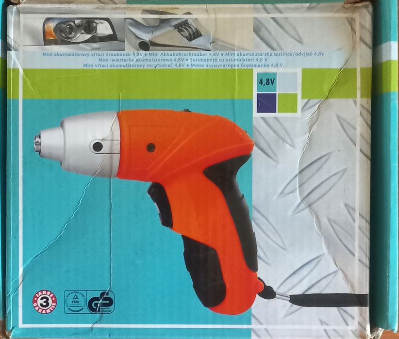 Șurubelniță cu ac de 4,8 V