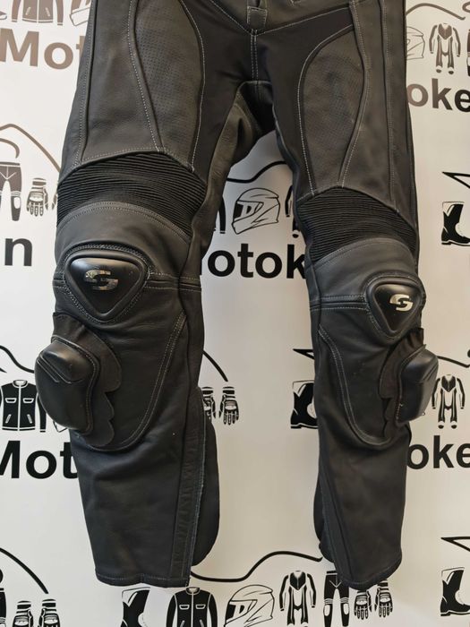 Costum moto piele Tschul cu cocoasa marime 50
