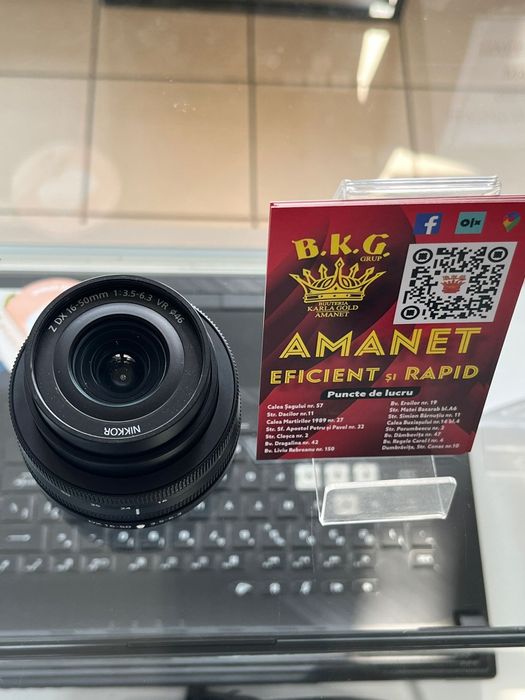Obiectiv Foto Nikon DX 16-50mm Amanet BKG