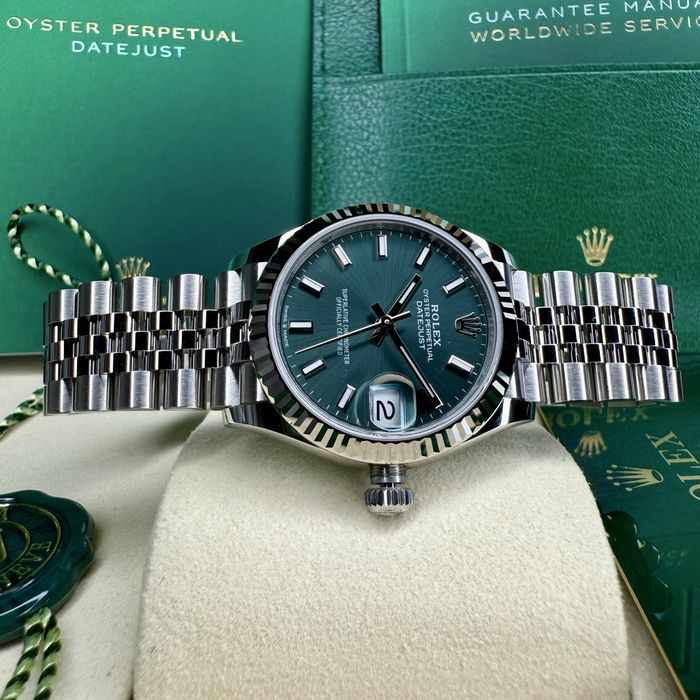 Rolex Lady Datejust Green Dial | PE STOC | Unworn | Super Jubilee | 31mm | 12500E | 278274 | 2026