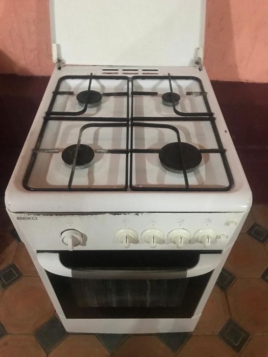 Газовая плита нормальном состоянии