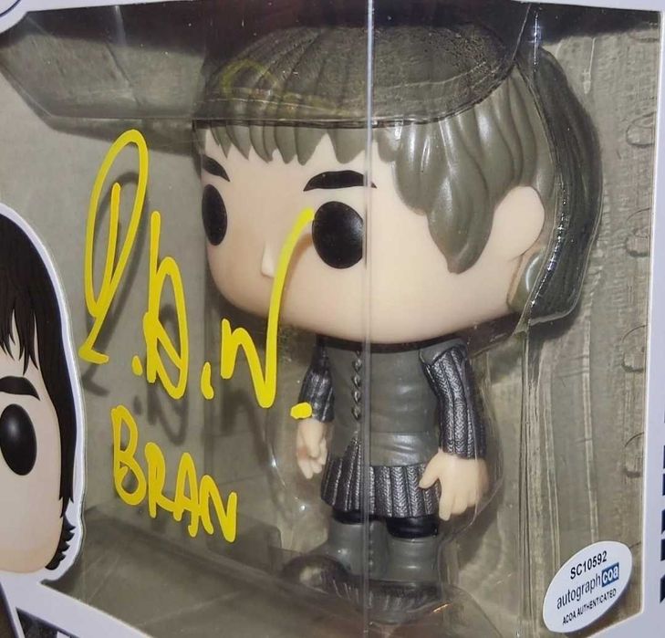 BRAN STARK Funko Pop Semnat de Isaac Hempstead Wright, GAME OF THRONES