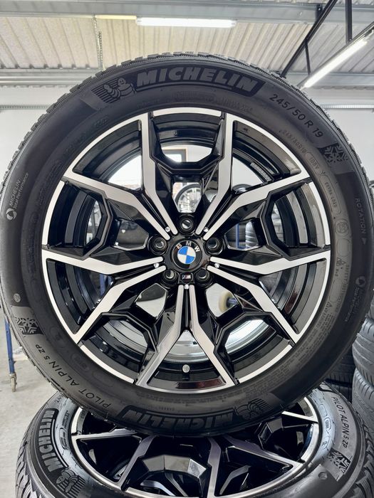 Jante Bmw X3 X4 R19 G01 G02 Originale 887M Iarna Michelin Stelute Runflat 2023