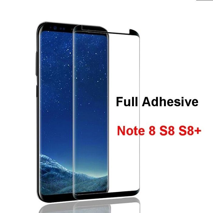 Samsung S8 S9 S10 PLUS - Folie Sticla Curbata 6D Full Adeziv