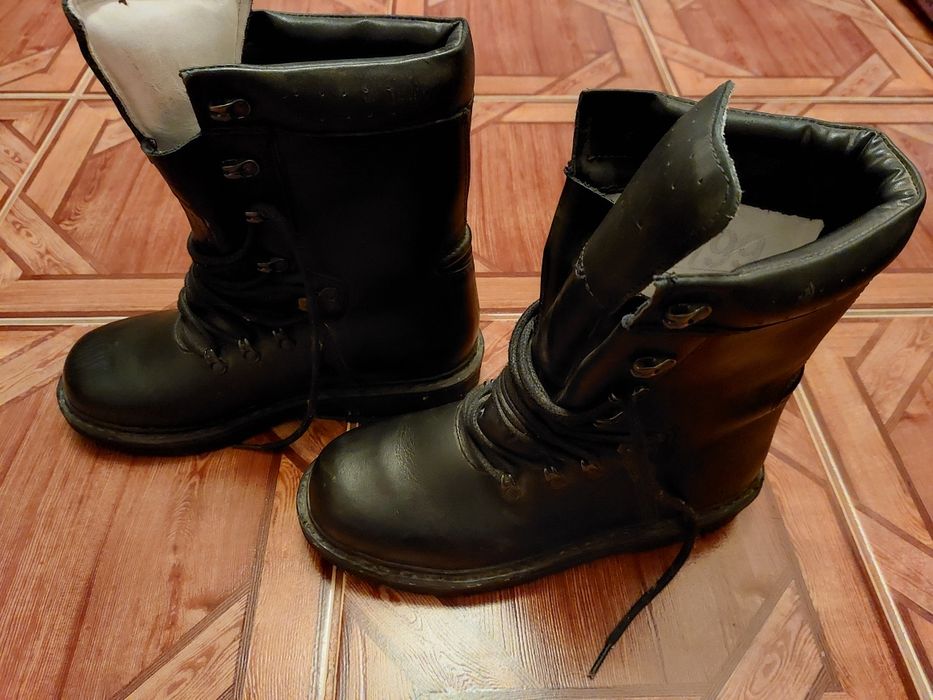 Bocanci militari armata piele naturala marimea 36