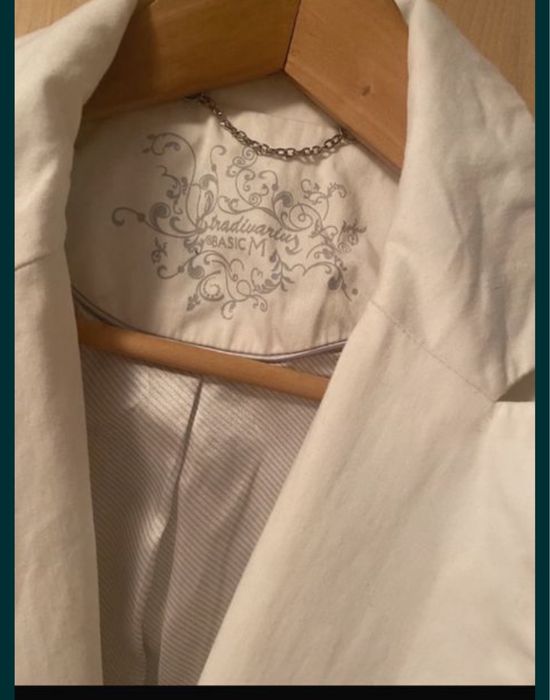 Sacou alb dama stradivarius