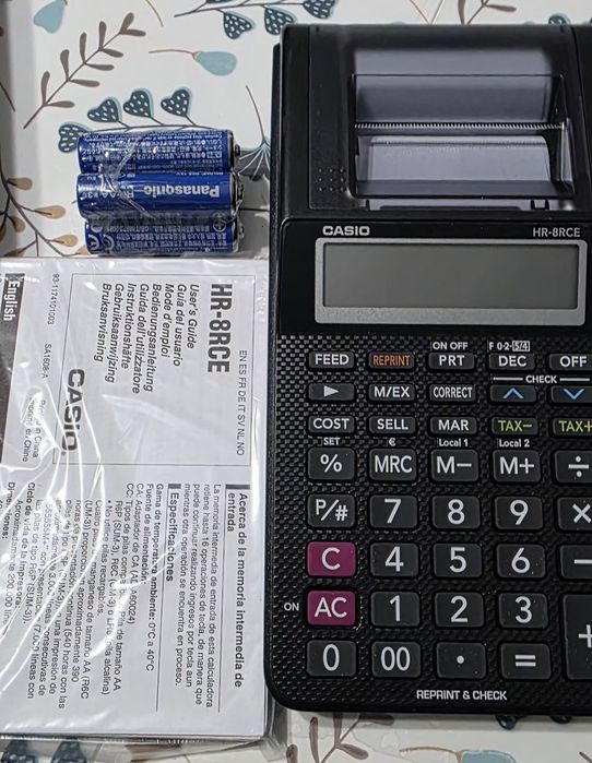 Печатащ калкулатор на Casio