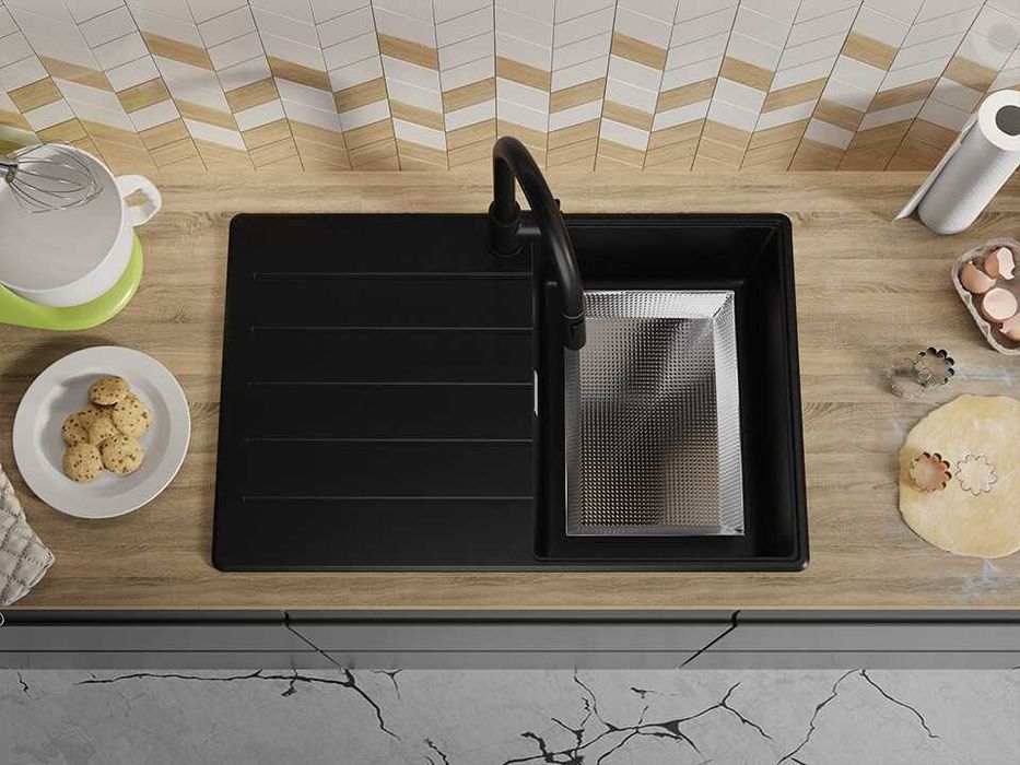 Кухненска Мивка от гранит модел Копенхаген Smart 780 x 500 mm