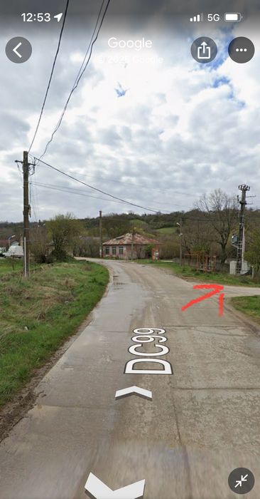 Teren intravilan Sat. Vârvoru de Sus