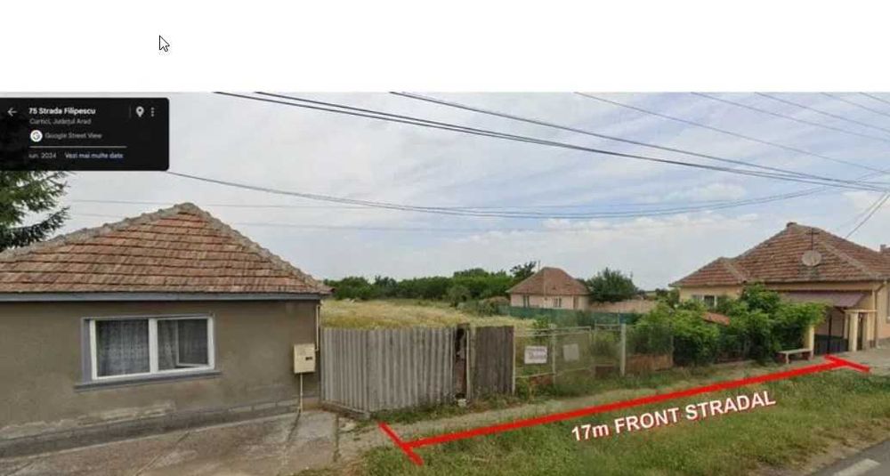 SUPER OFERTA! Vand teren intravilan Oras Curtici (16 EURO/MP)