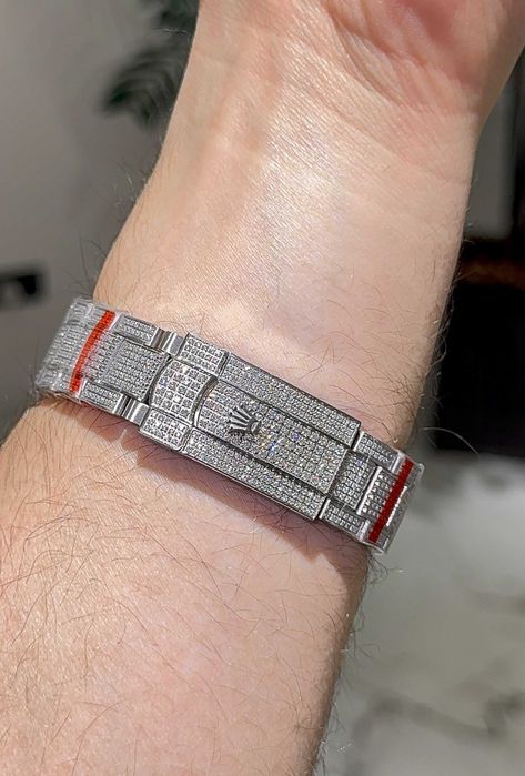 rolex datejust icedout 41mm
