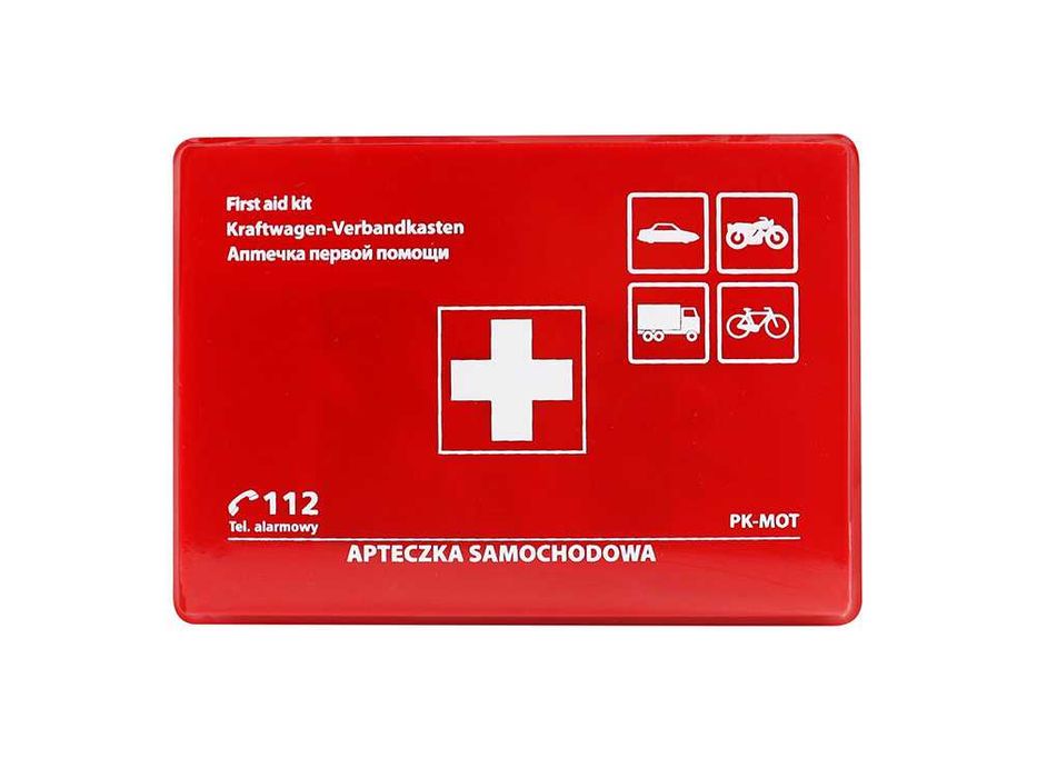 Автомобилна аптечка първа помощ в кутия 6 части