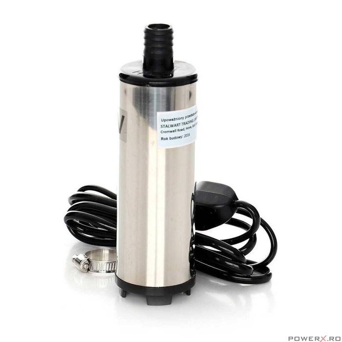 Pompa transfer combustibil 12V, 60W, motorina, lichide, Kraft