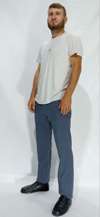 Мужские слаксы лен на 50-52 р