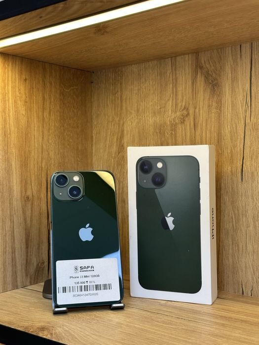 айфон 13 мини зеленый 86%