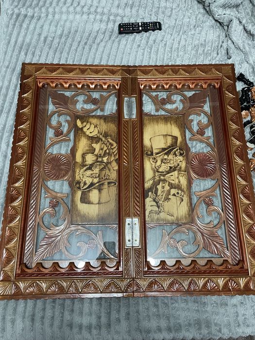 Нарды-Шахматы ручной работы