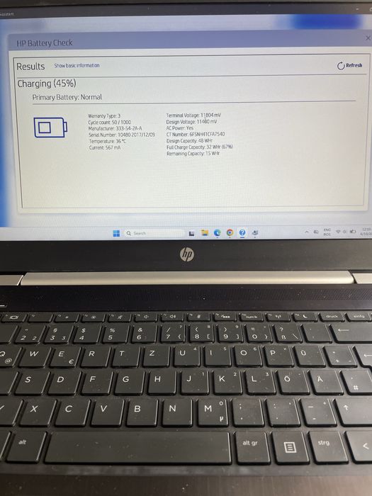 Vand HP ProBook 440 G5 cu i5/16/256