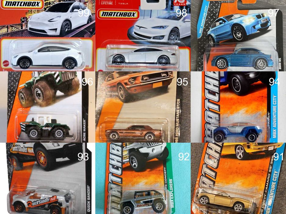 Метални колички Мачбокс Matchbox от различни години в мащаб 1:64 Част1