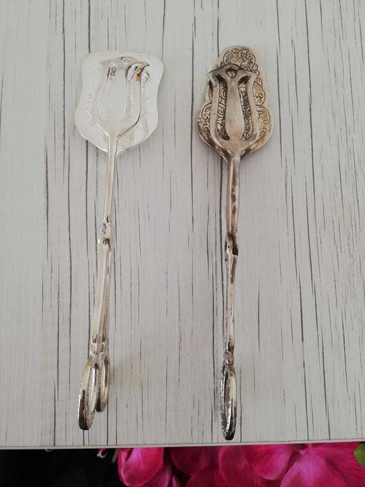 Сребърна щипка, Прибори за домакинството, щипка сервиране, тирбушон