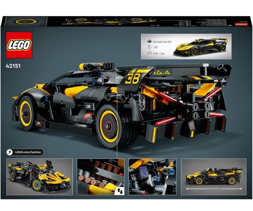 LEGO® Technic - Bolid Bugatti 42151