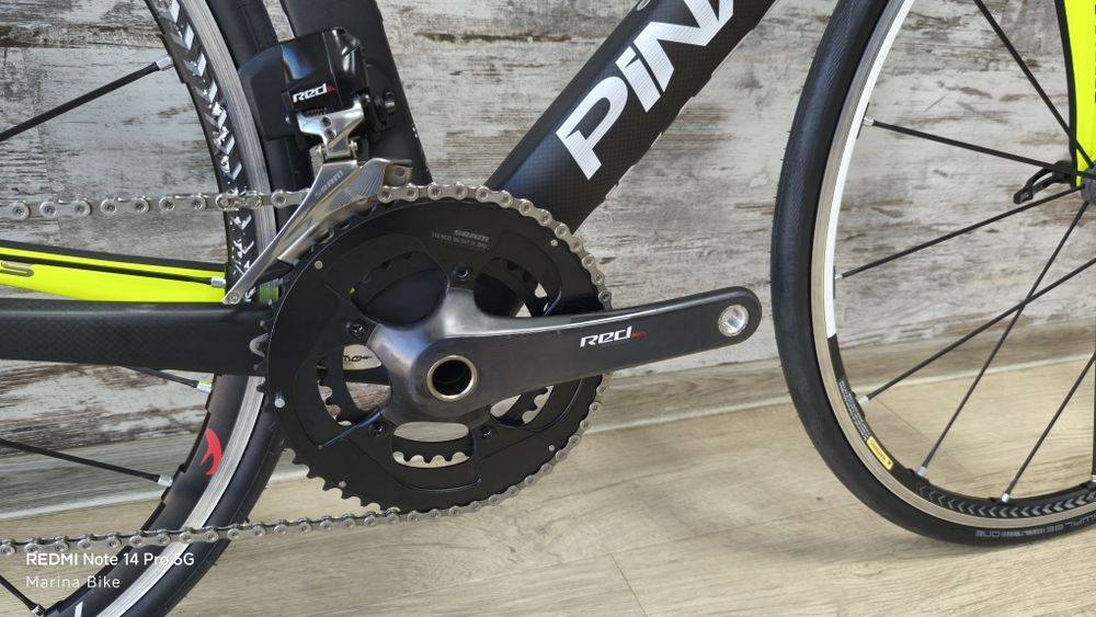 Карбонов шосеен велосипед Pinarello Gan RS SRAM Red eTAP Fulcrum Zero | 51.5