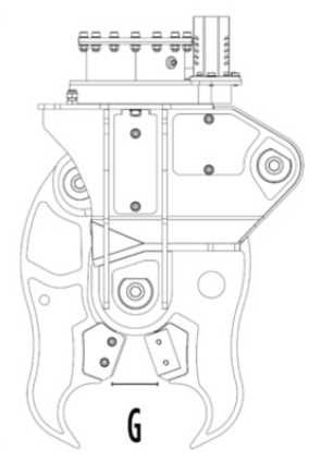 Foarfeci de Demolare MB CRUSHER P160 pt Excavator Recomandat 1.5-3 T