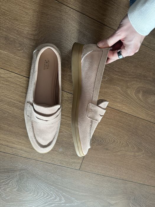 Лоферы замшевые Zara, 36р