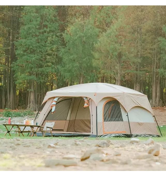 Двухслойная двухкомнатная (6 местная) палатка от CHANODUG CD-2078