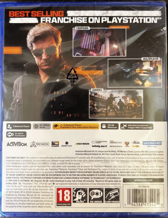 Call Of Duty Black Ops 6 PS5 игра