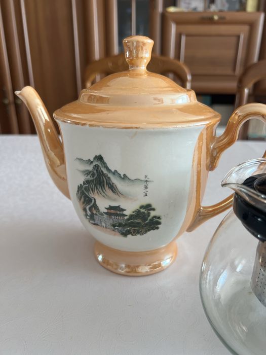 Чайник заварной эмалированный