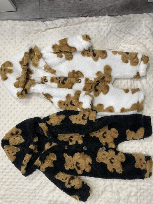 Флисовый мягкий комбинезон