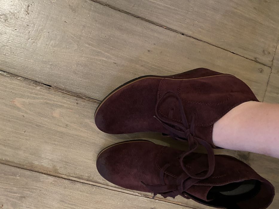 Ботинки размер 37. Замша натуральная