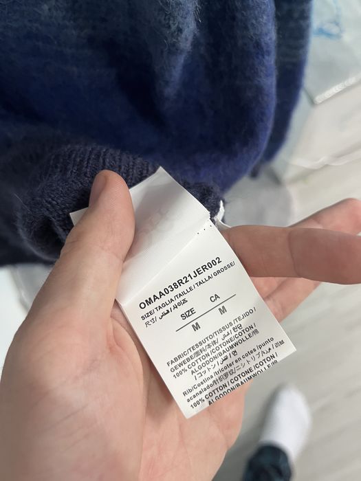 Pulover Off White Marimea M fit L ,nou cu etichete