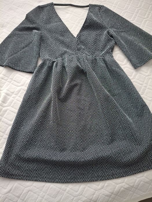 Манго къса черна рокля