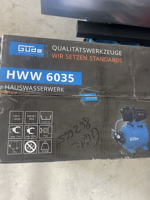 Нов Хидрофор Scheppach 1300W , 1000W , Güde 600W
