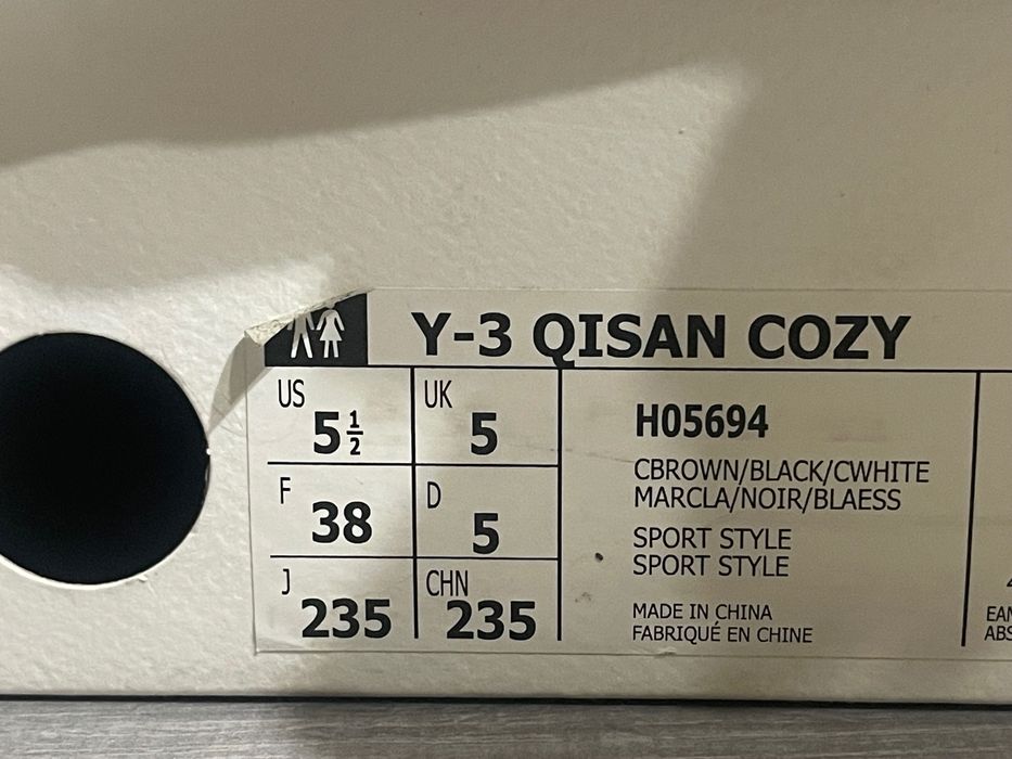 Y-3 Quisan cozy adidasi unisex