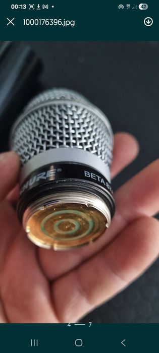 Microfon shure beta 87a
