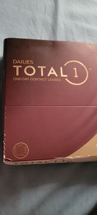 Контактни лещи ,диоптър -1,25,90 броя в кутията,едноневни,трайност до 09.2029