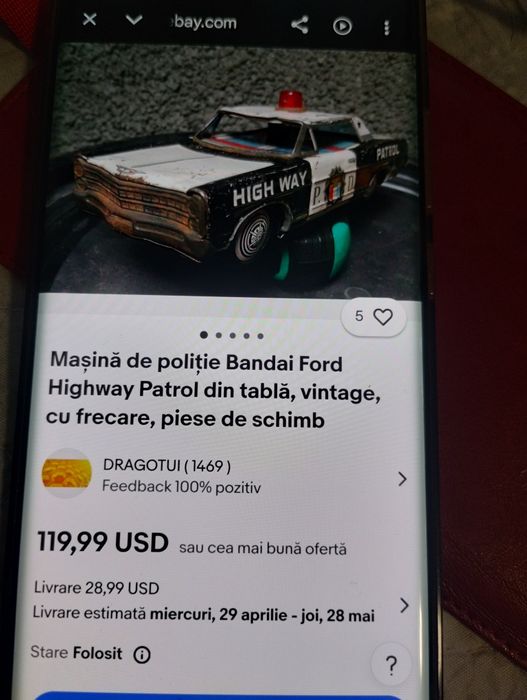Jucarie anii 60 Japan Rarăăă - Colecție