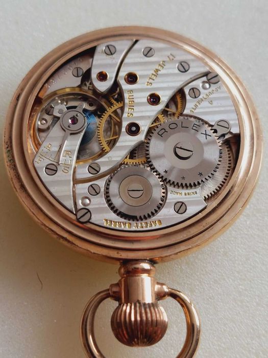 Джобен часовник ROLEX-1910-30 г.позлатен
