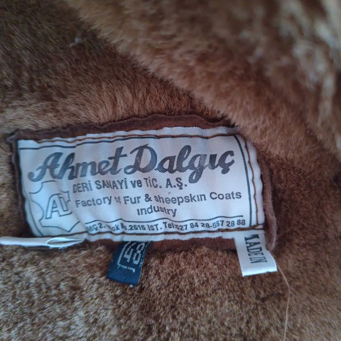 Винтажная дубленка