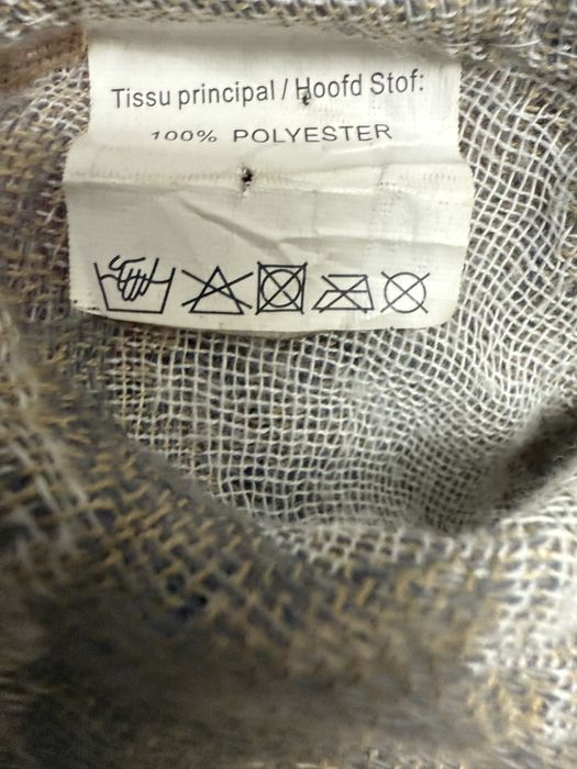 Шарф с принтом серо-бежевый