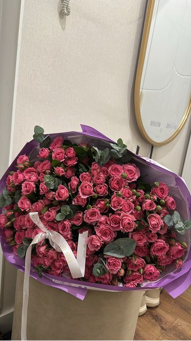 Букет цветы роза
