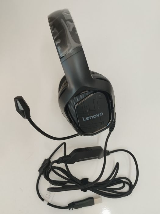 Наушник игровой оригинал Lenovo. Ноушник Новый. Янги