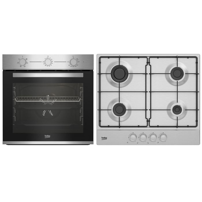 Beko BBSE12130XD Built-in Package (Electric Oven + Gas Hob) – New