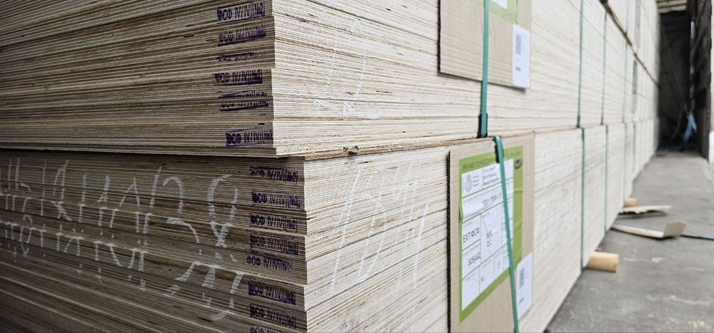 Фанера берёзовая без ламинат  2440х1220 ×18мм