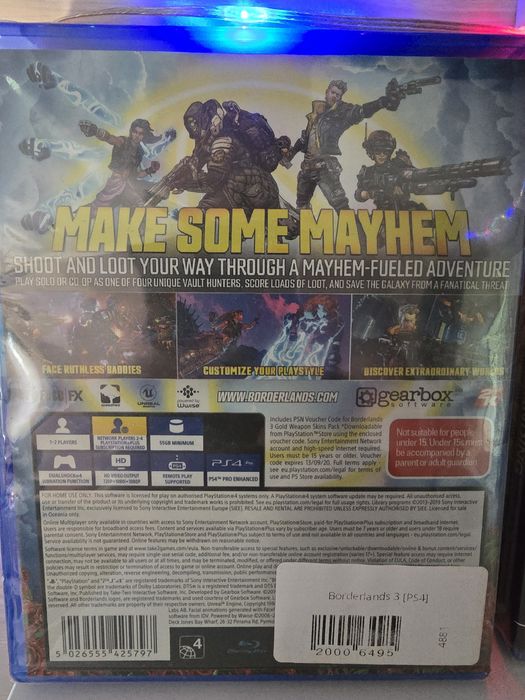Продам игру для PlayStation - BORDERLANDS 3