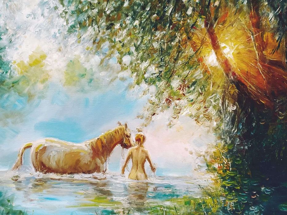 Маслена картина на художник Димитър Генев